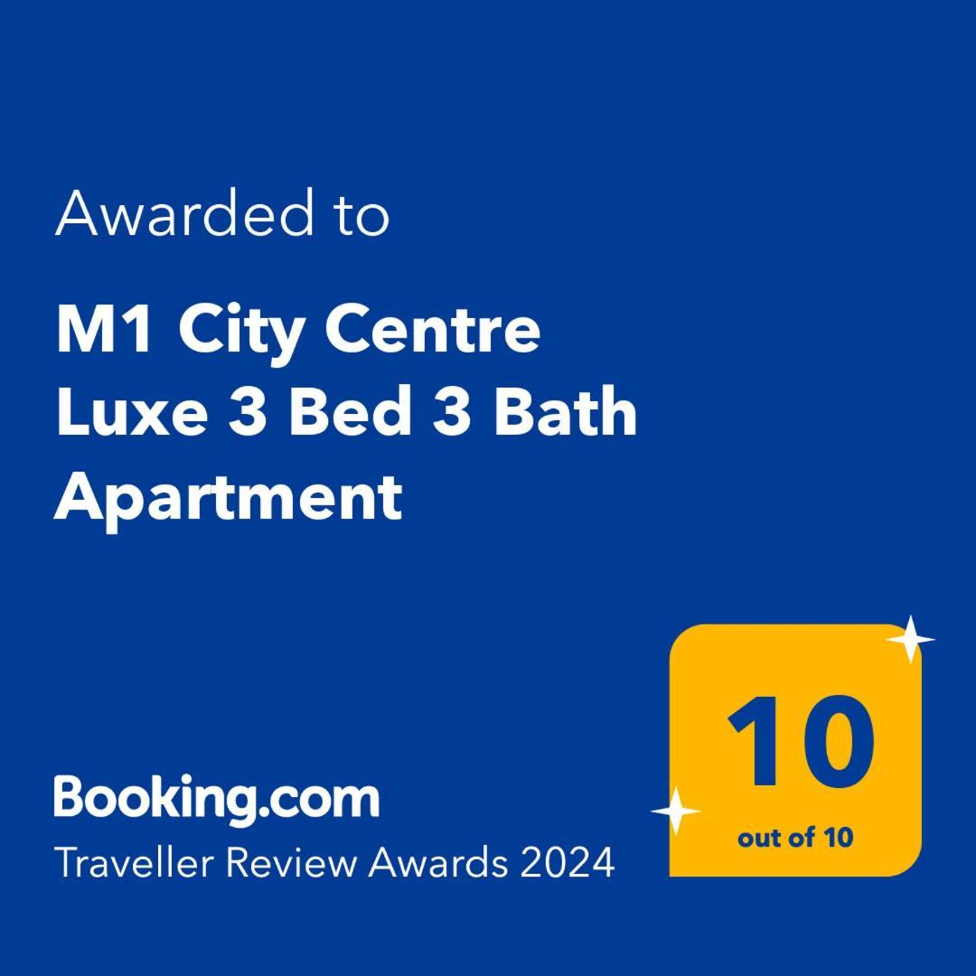 M1 City Centre 3 Bed 3 Bath Luxe Penthouse Manchester Zewnętrze zdjęcie