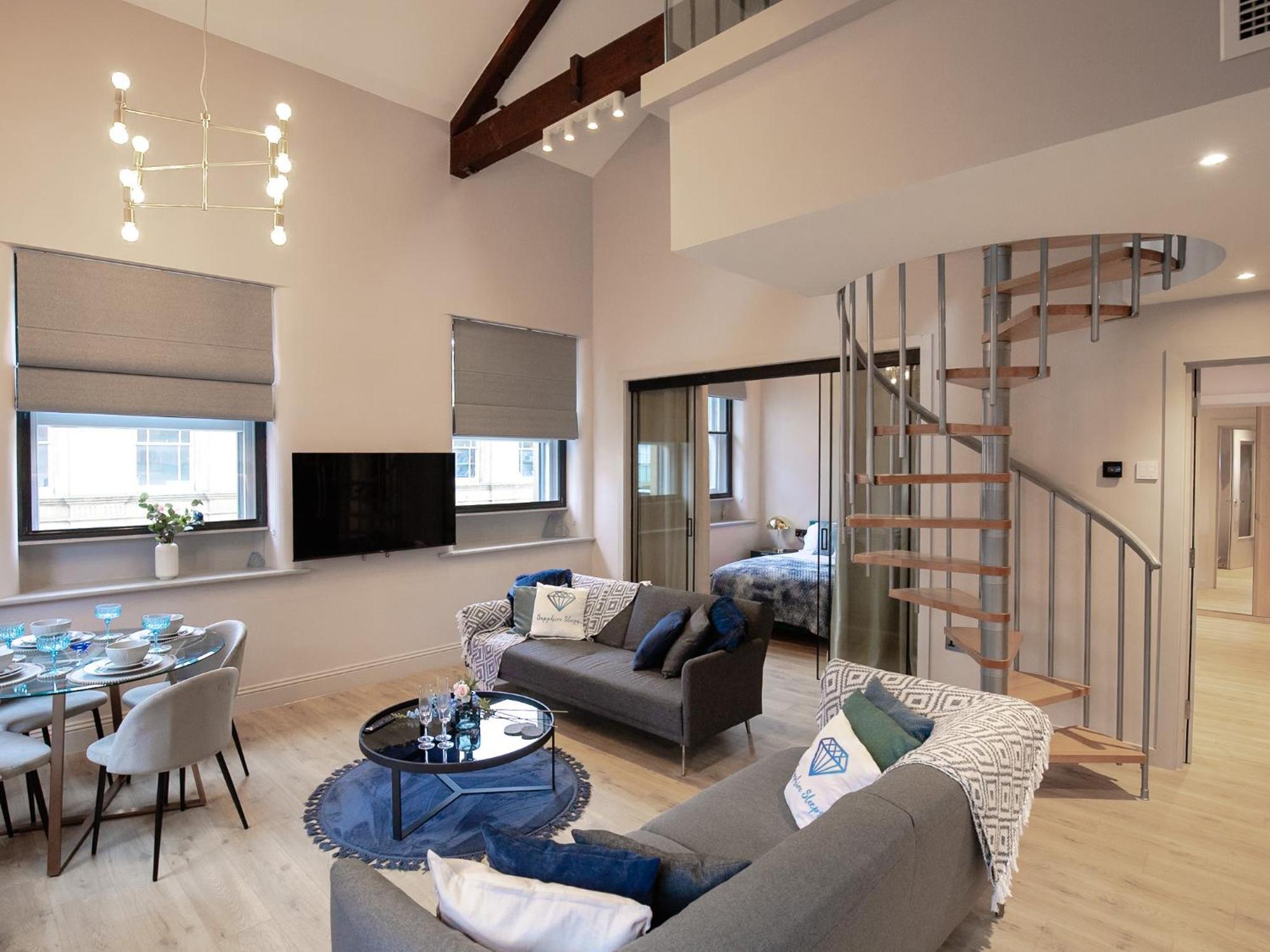 M1 City Centre 3 Bed 3 Bath Luxe Penthouse Manchester Zewnętrze zdjęcie