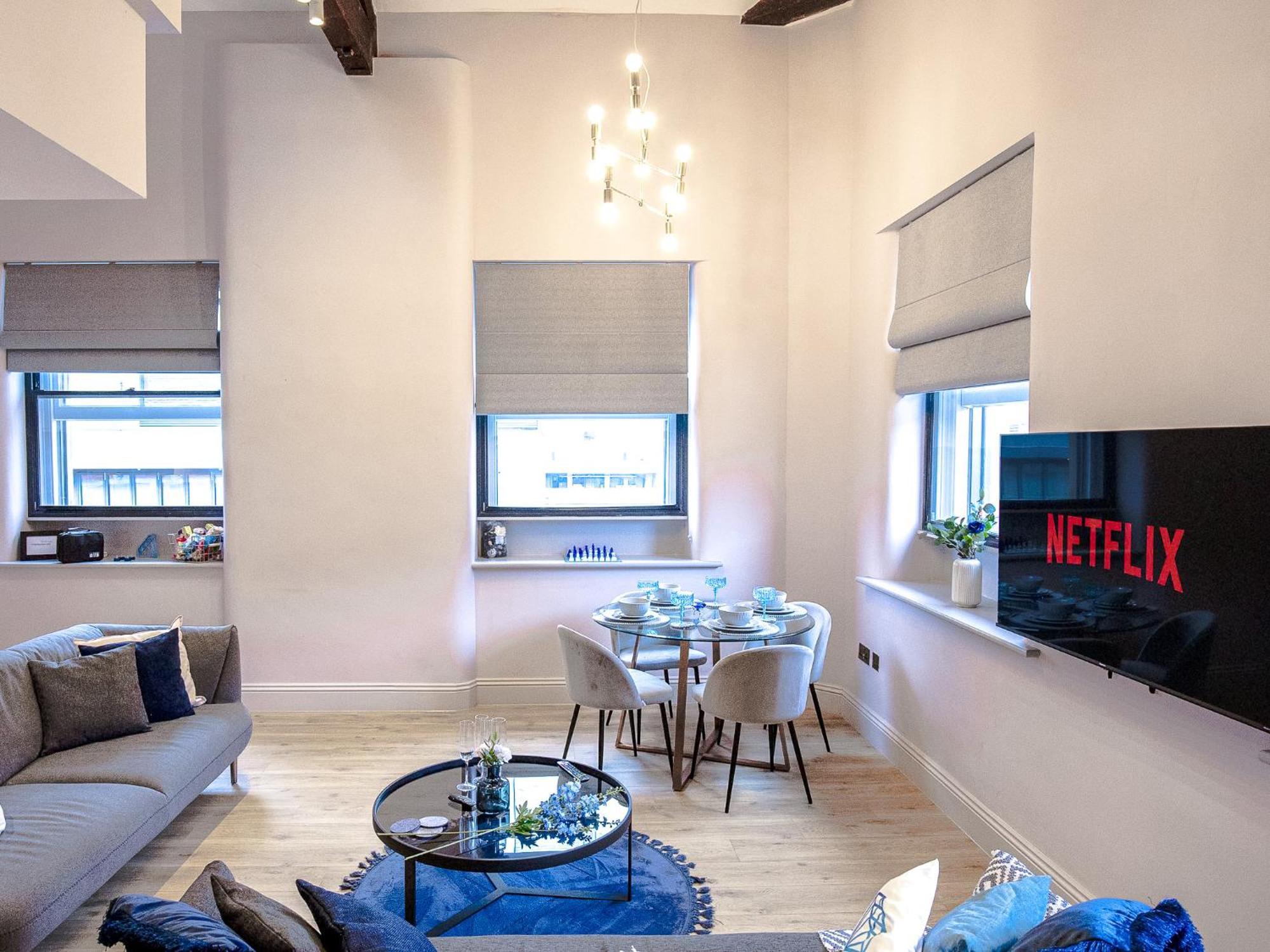 M1 City Centre 3 Bed 3 Bath Luxe Penthouse Manchester Zewnętrze zdjęcie